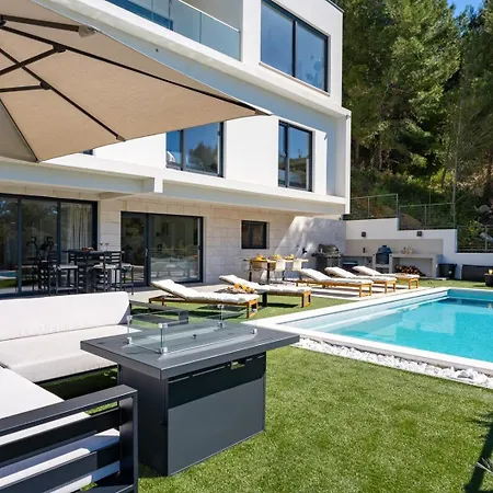 Sunset Split Overviewing Split And Bay Villa