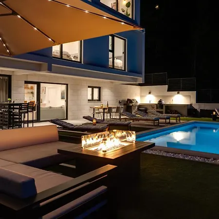 Sunset Split Overviewing Split And Bay * Podstrana