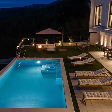 Sunset Split Overviewing Split And Bay Villa Podstrana