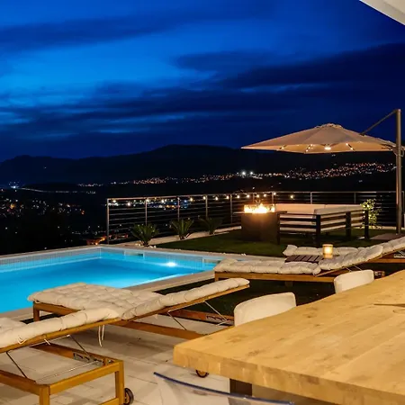 Sunset Split Overviewing Split And Bay Villa