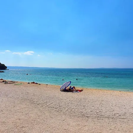 Sunset Split Overviewing Split And Bay Vila *