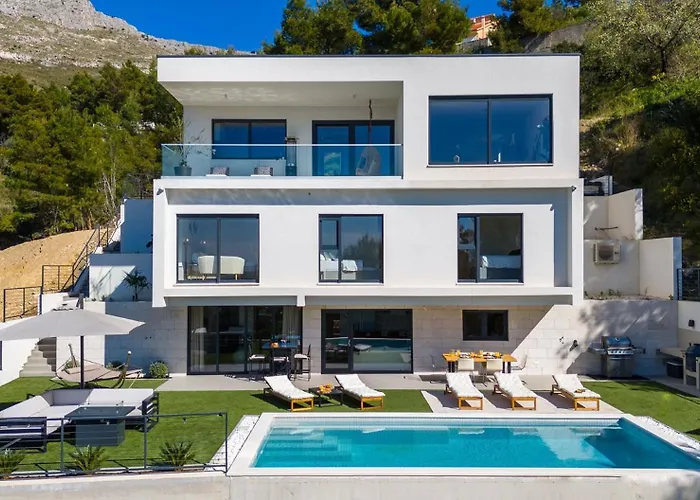 ヴィラ Sunset Split Overviewing Split And Bay *