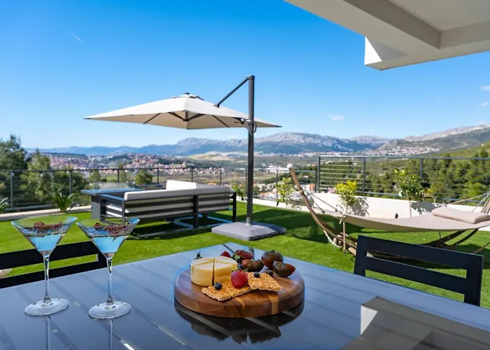 ヴィラ Sunset Split Overviewing Split And Bay *